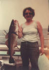 Loretta Ann Lee Dyer and her fish