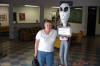 Loretta Ann Lee Dyer at UFO Museum in Roswell NM