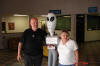 George Lee and sister Ann Dyer at UFO Museum in Roswell NM